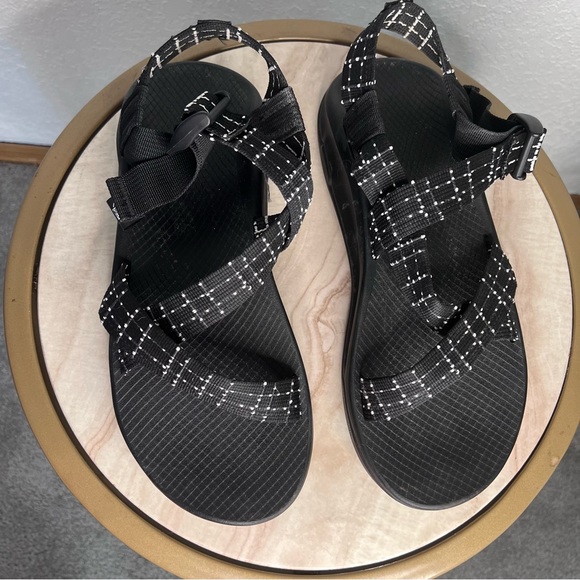 Chaco Shoes Mens Z Classic Black And White Chacos Size 9 Poshmark